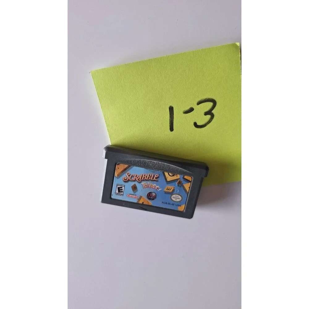 SCRABBLE BLAST NINTENDO GAME BOY ADVANCE GBA GAME CARTRIDGE AUTHENTIC